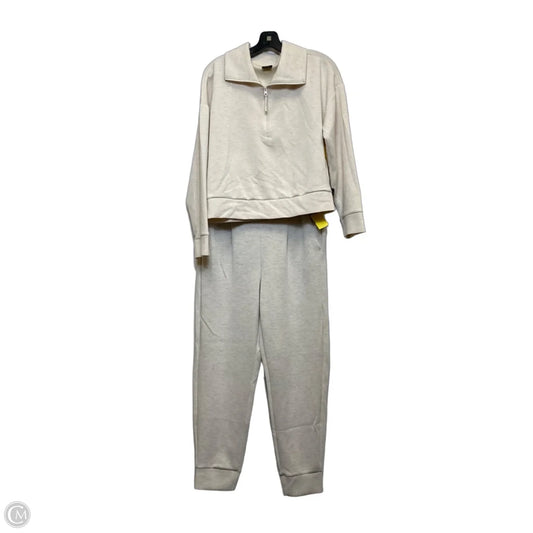 Athletic Pants 2pc By Avia In Cream, Size: M