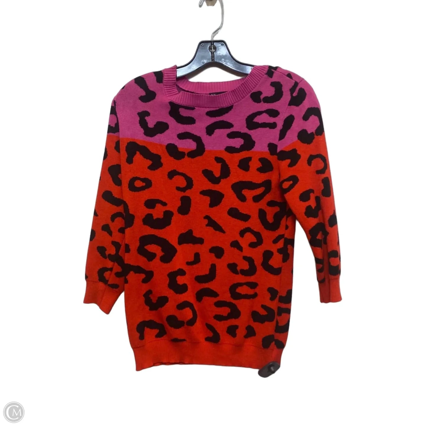 Sweater By New York And Co In Pink & Red, Size: S