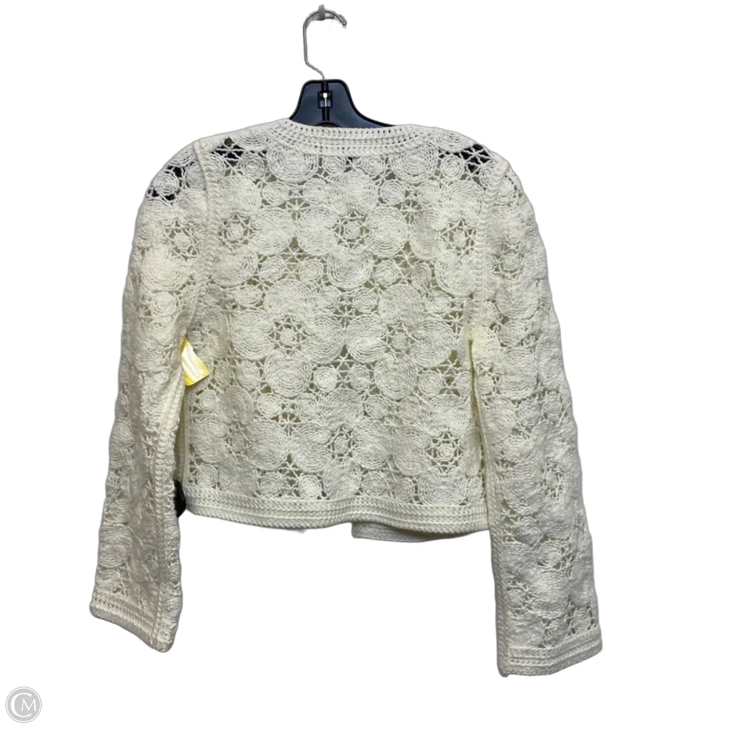 Sweater Cardigan By Cece In Cream, Size: Xs