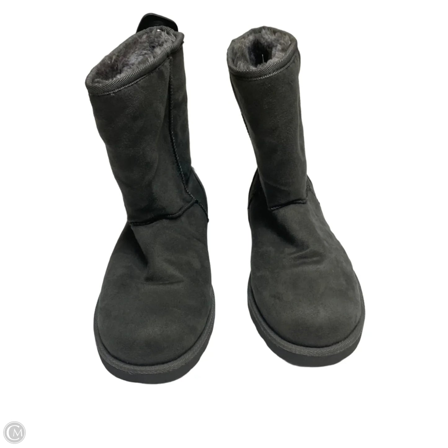 Boots Ankle Flats By Makalu In Grey, Size: 9