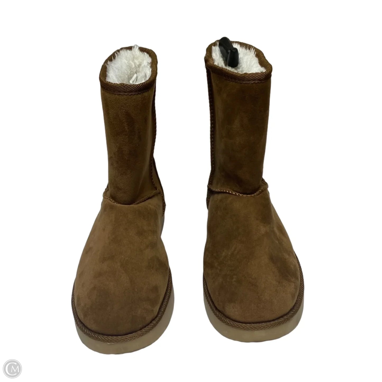Boots Ankle Flats By Makalu In Brown, Size: 9