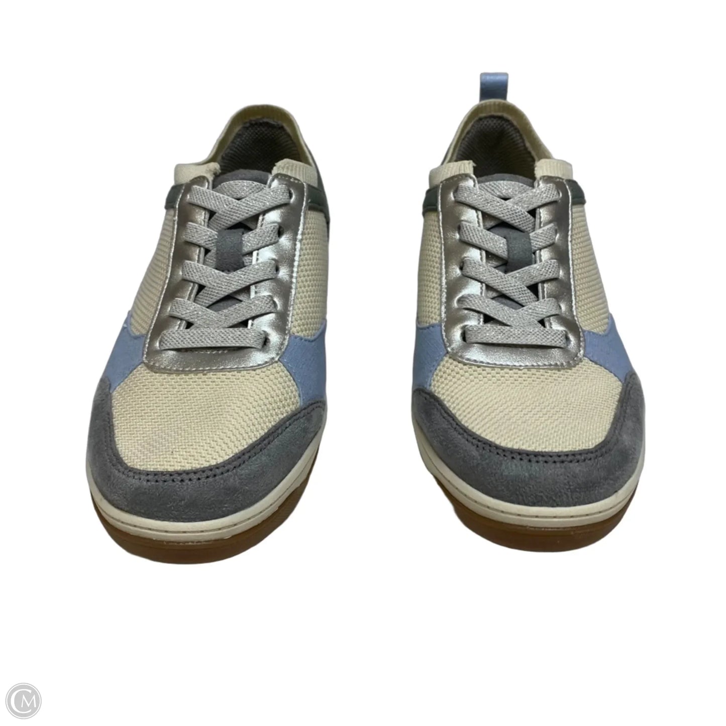 Shoes Sneakers By Life Stride In Cream & Grey, Size: 7.5