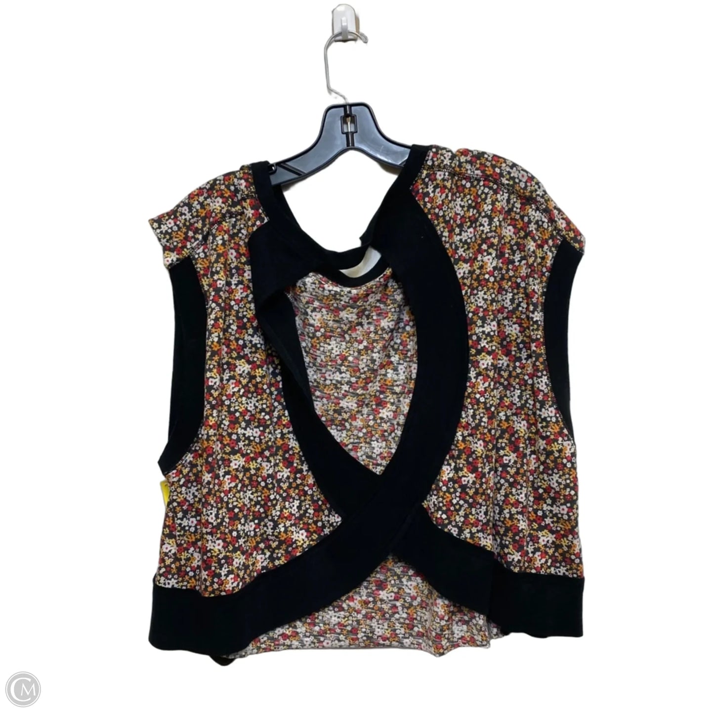 Athletic Tank Top By Free People In Floral Print, Size: M
