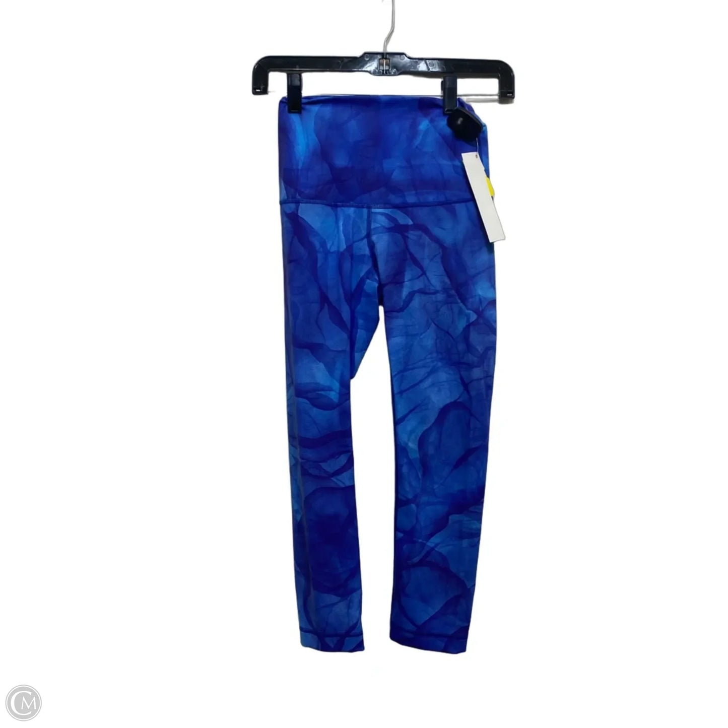 Athletic Leggings Capris Designer By Lululemon In Blue, Size: S