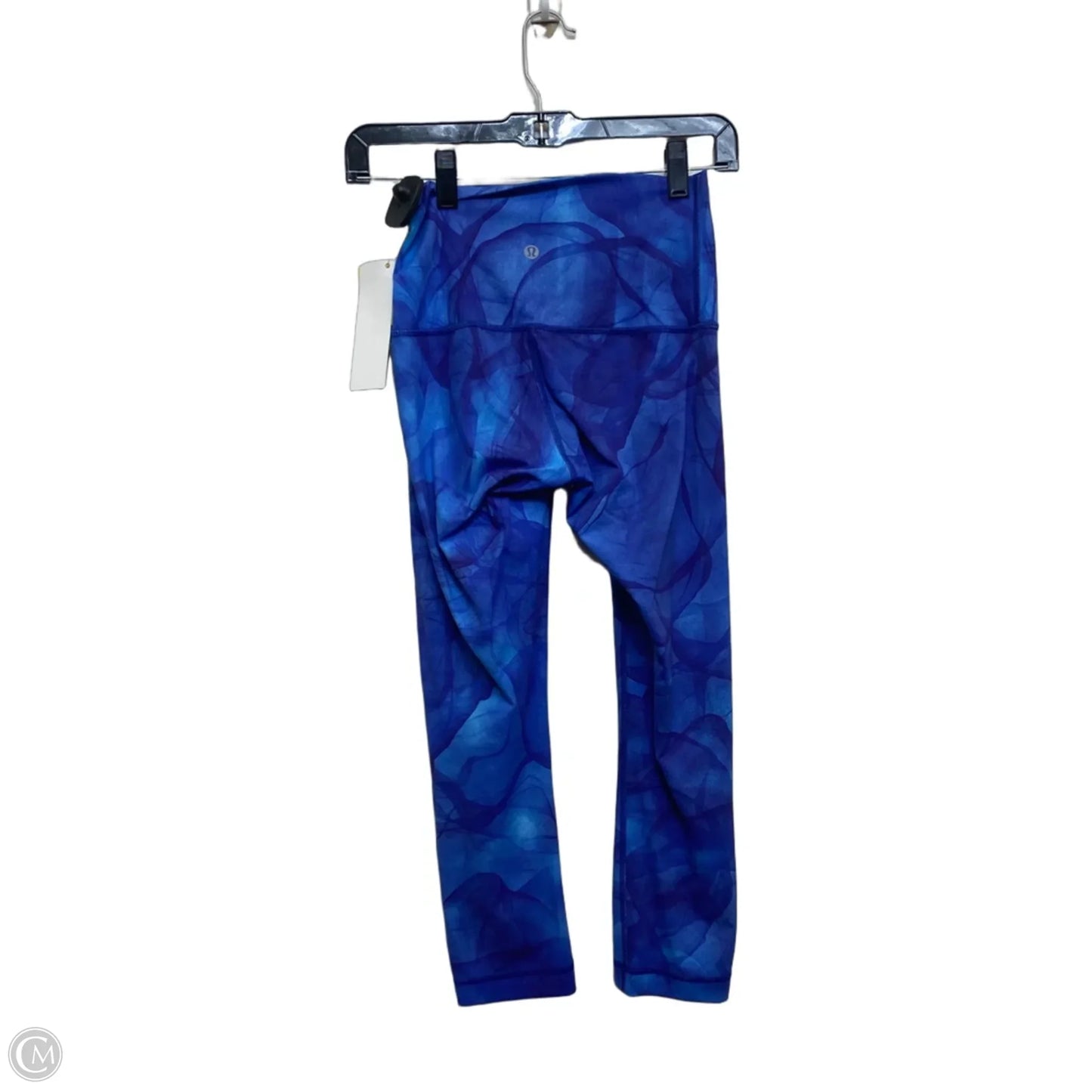 Athletic Leggings Capris Designer By Lululemon In Blue, Size: S