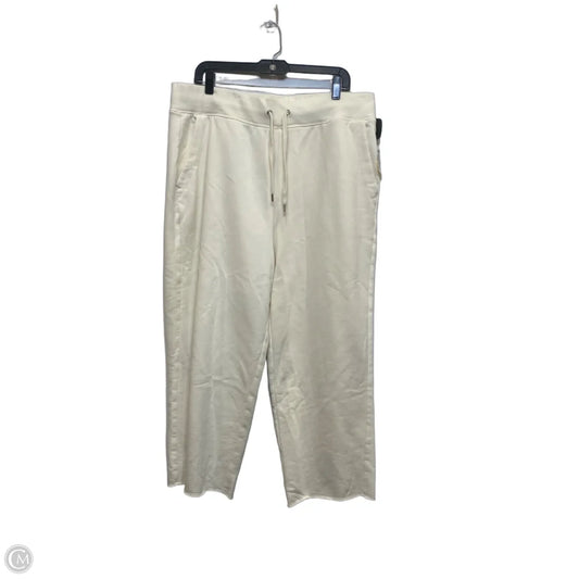 Athletic Pants By Calia In Cream, Size: Xl