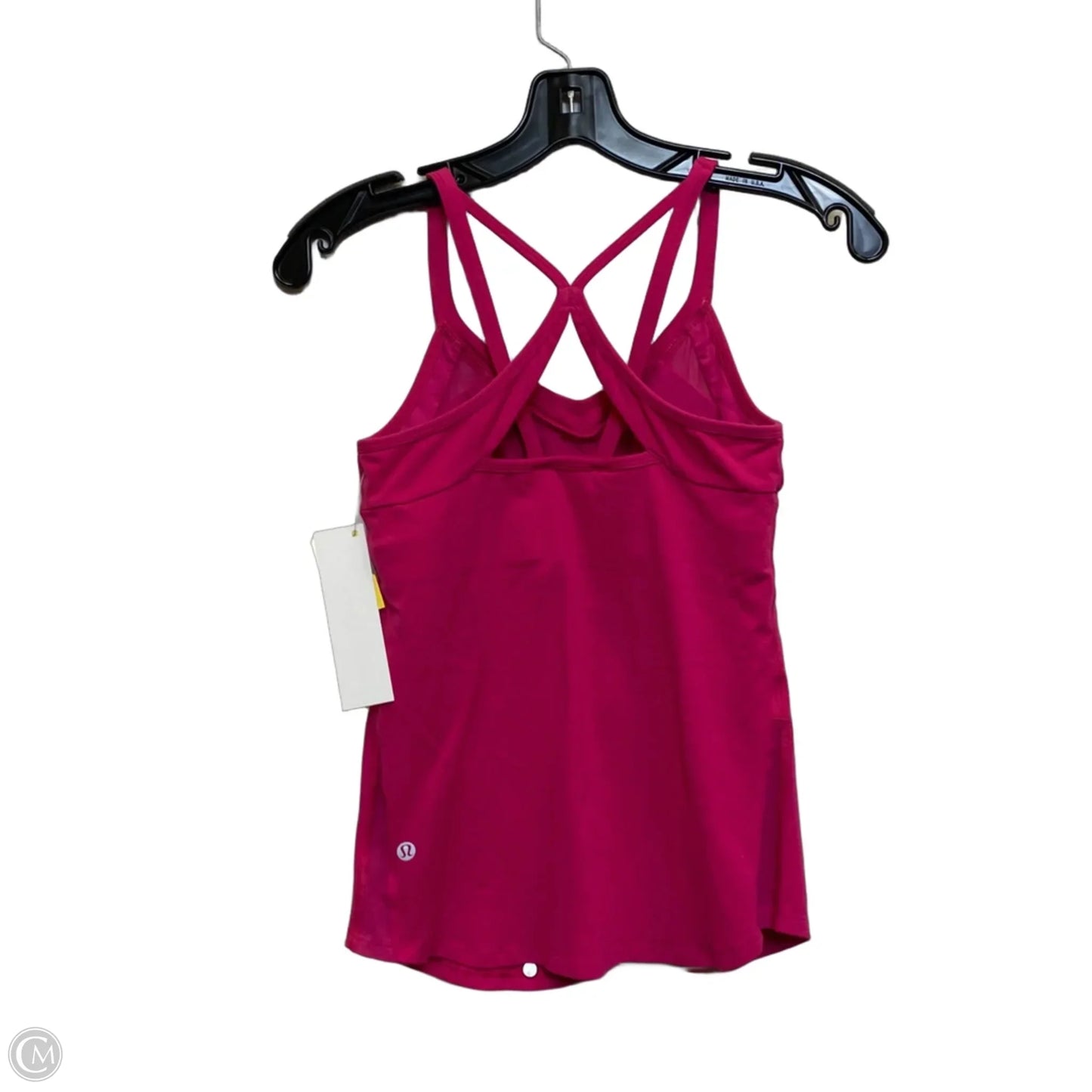 Athletic Tank Top Designer By Lululemon In Pink, Size: S
