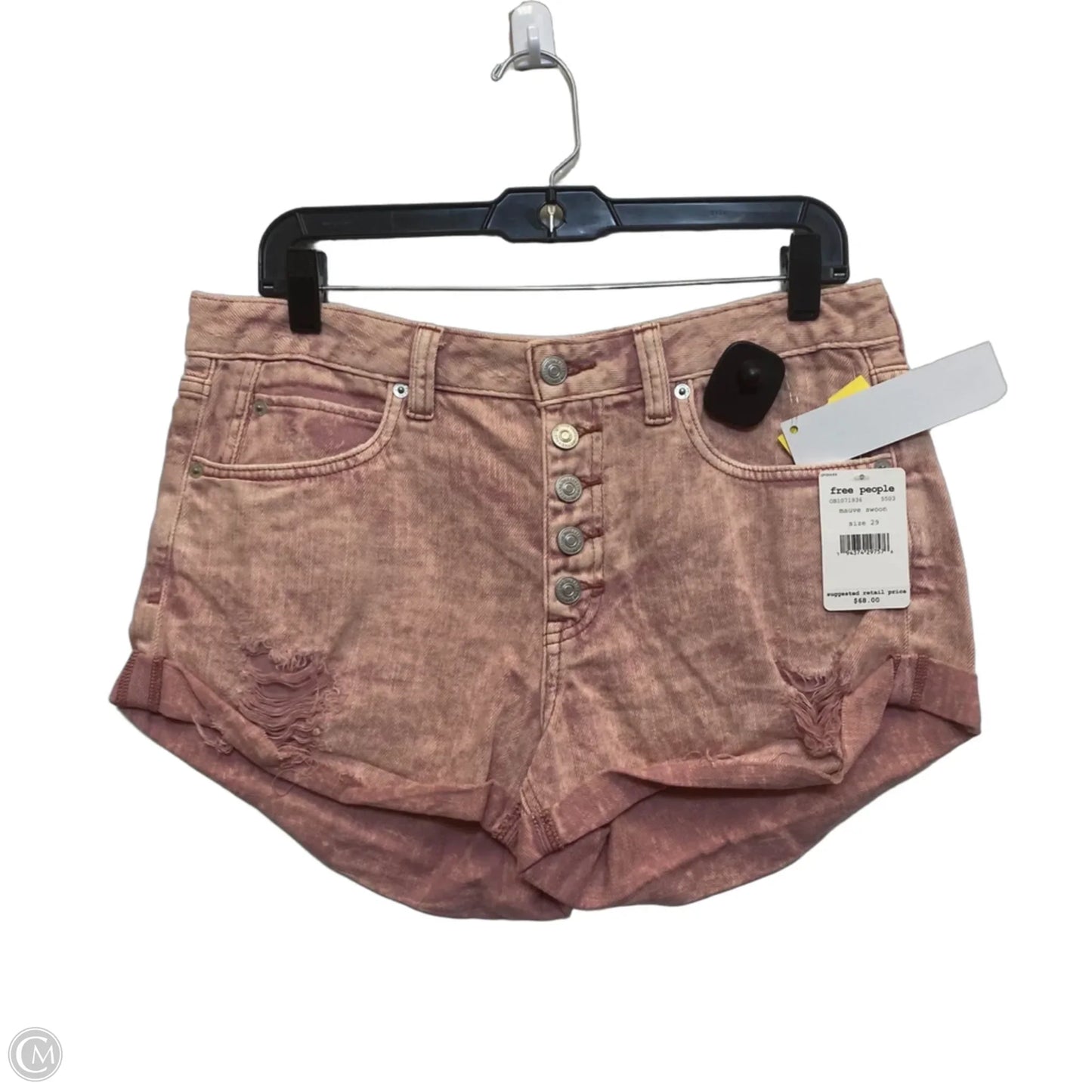 Shorts By We The Free In Pink Denim, Size: 8