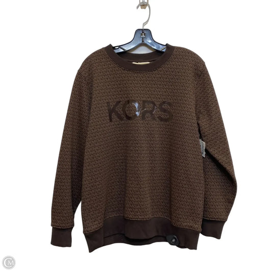 Sweatshirt Crewneck By Michael By Michael Kors In Brown, Size: S