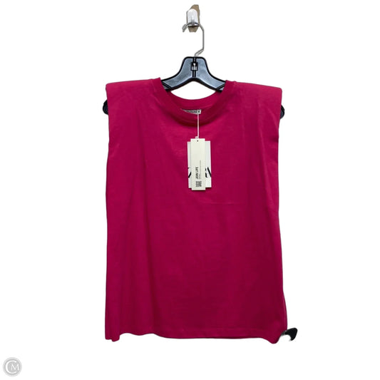 Top Sleeveless By Zara In Pink, Size: S