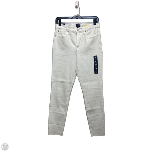 Jeans Skinny By J. Crew In White Denim, Size: 8