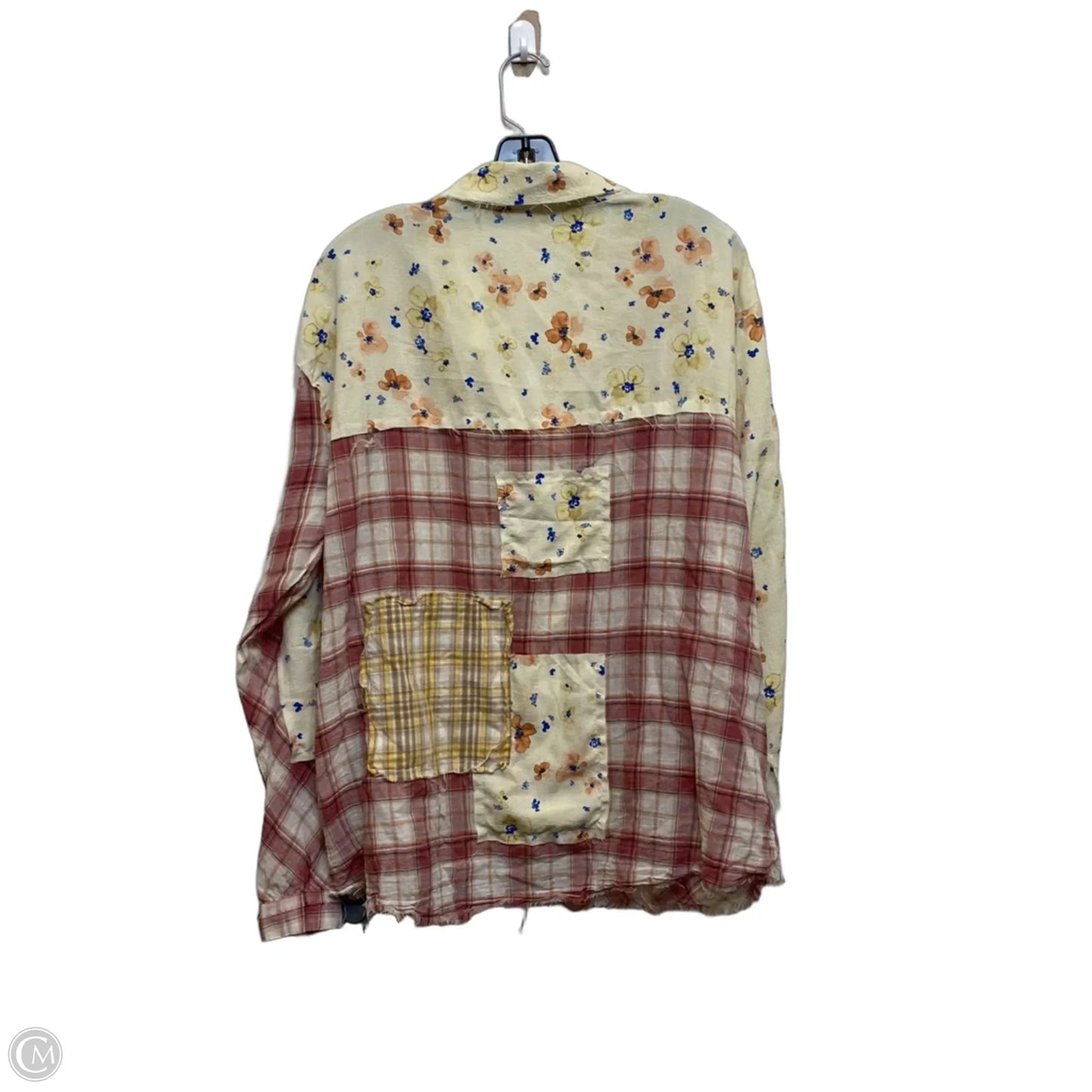 Top Long Sleeve By Pol In Yellow, Size: M