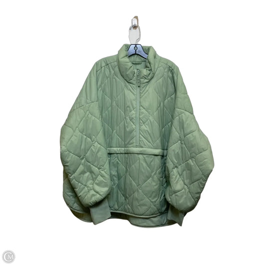Jacket Puffer & Quilted By Cmf In Green, Size: 3x