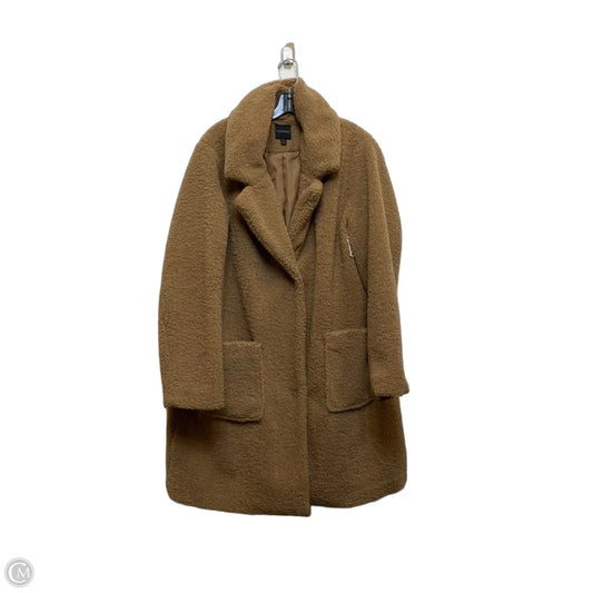 Coat Peacoat By Lane Bryant In Brown, Size: L