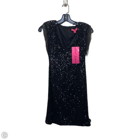 Dress Party Short By Betsey Johnson In Black, Size: Xs