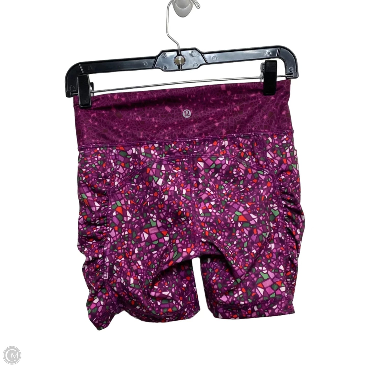 Athletic Shorts Designer By Lululemon In Purple, Size: 4