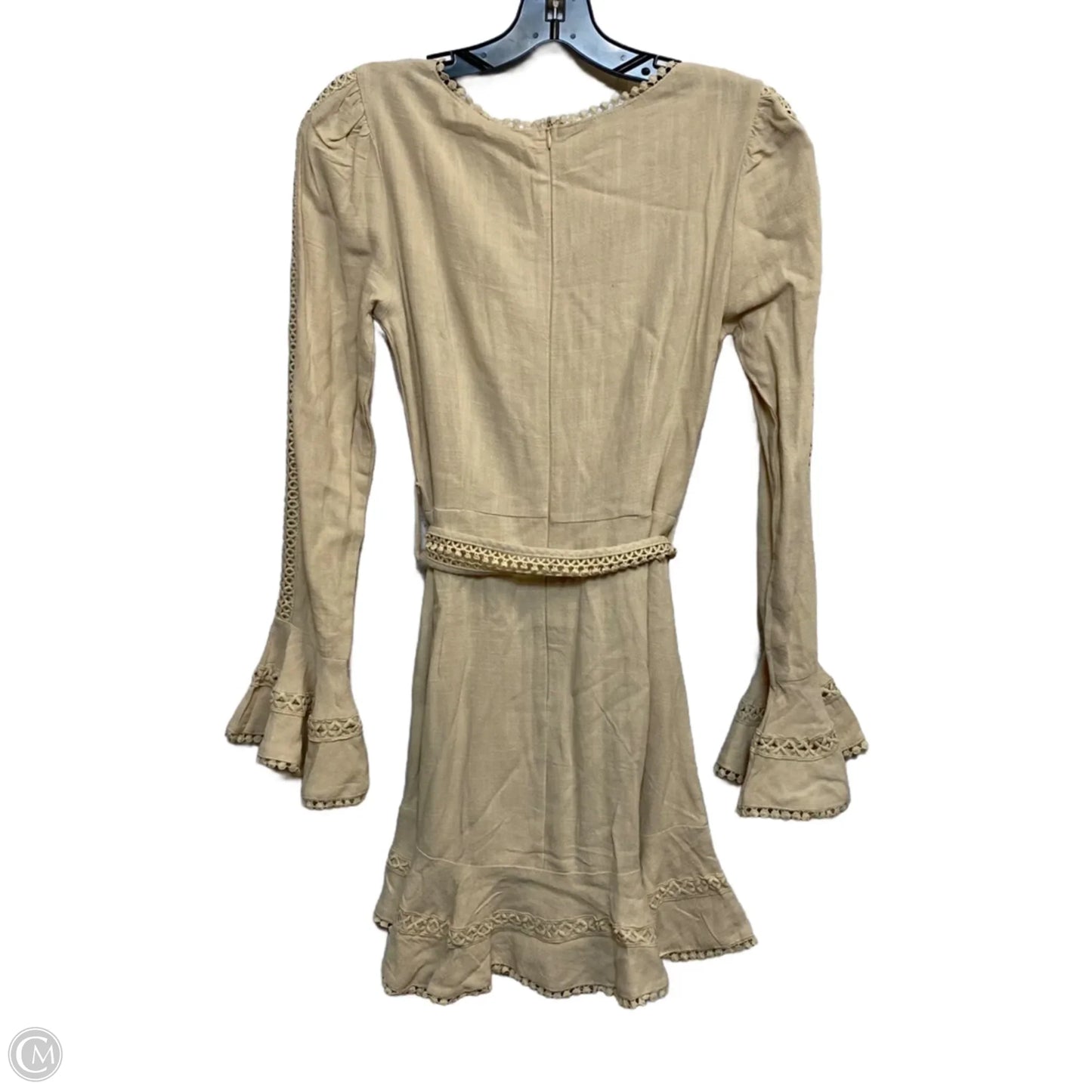 Dress Casual Short By Selfie In Cream, Size: Xs