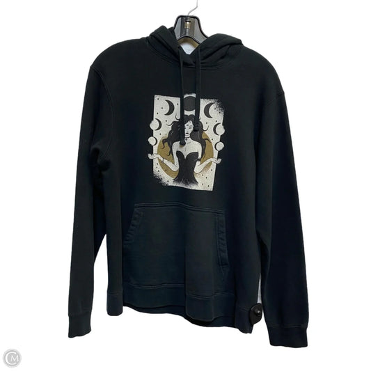 Sweatshirt Hoodie By Port & Company In Black, Size: M