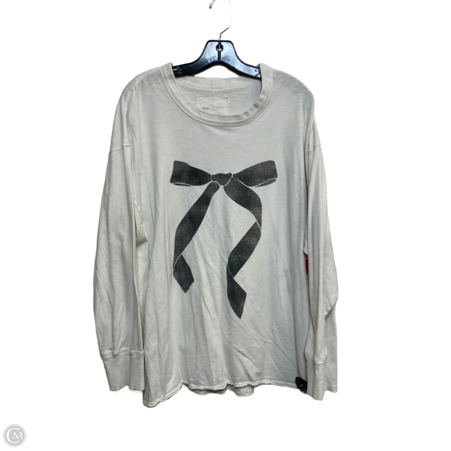 Top Long Sleeve By Aerie In Cream, Size: Xl