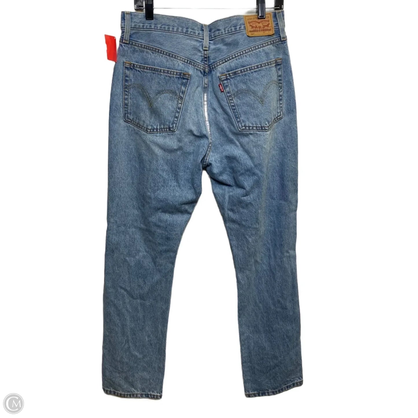 Jeans Skinny By Levis In Blue Denim, Size: 10