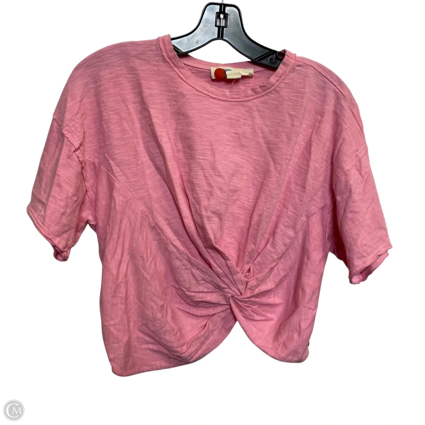 Top Short Sleeve By Free People In Pink, Size: M