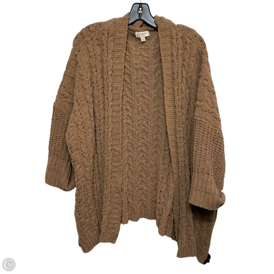 Sweater Cardigan By Umgee In Brown, Size: M