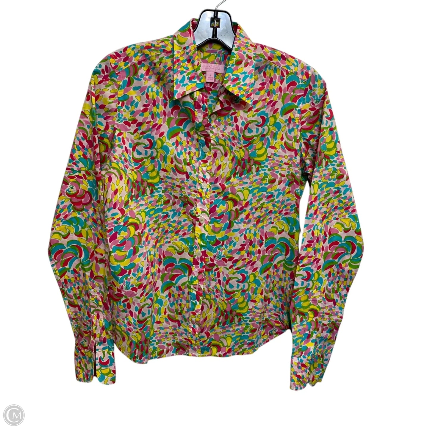 Top Long Sleeve Designer By Lilly Pulitzer In Multi-colored, Size: S