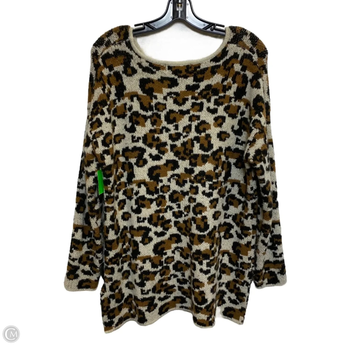 Sweater By Philosophy In Animal Print, Size: S