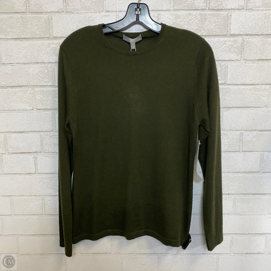 Top Long Sleeve Designer By Neiman Marcus In Green, Size: L