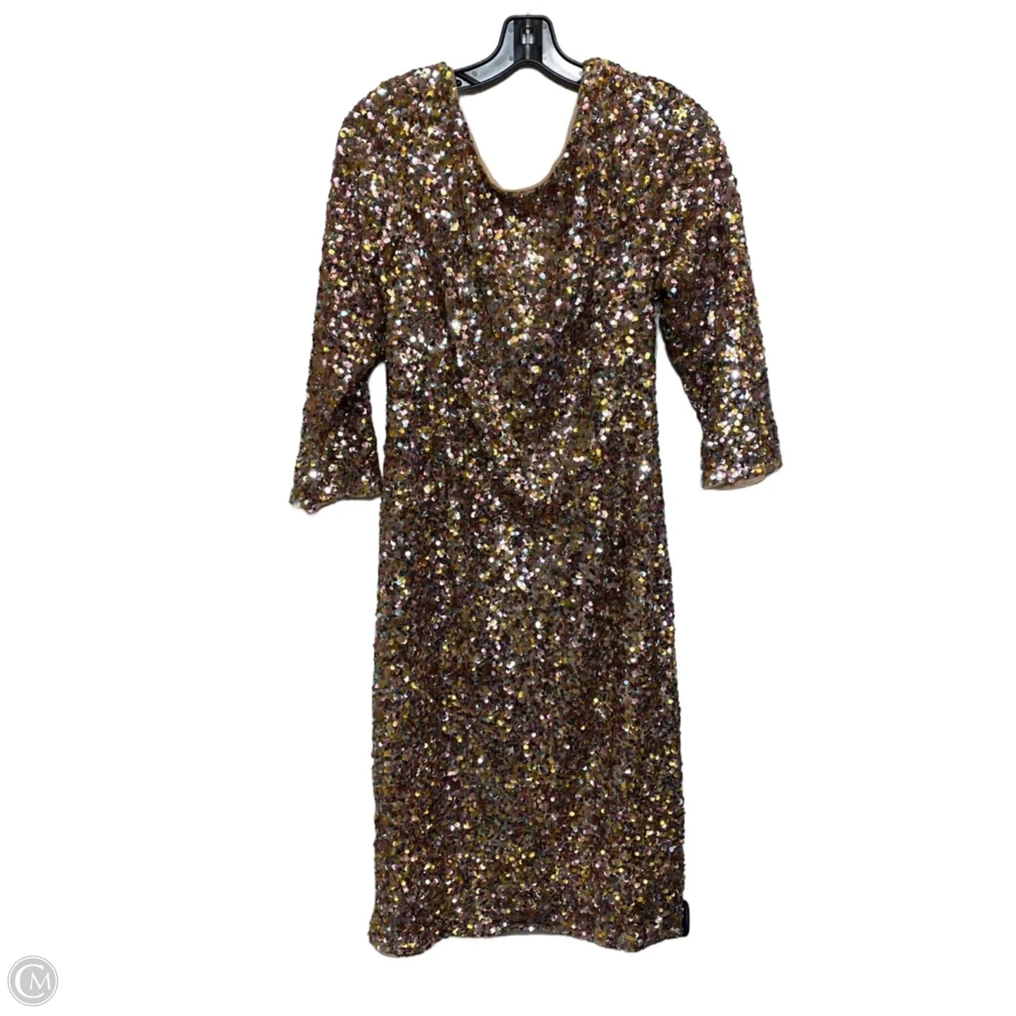 Dress Party Midi By Adrianna Papell In Pink, Size: L