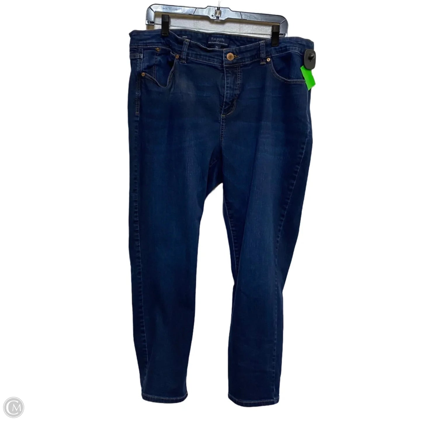 Jeans Skinny By Talbots In Blue, Size: 18