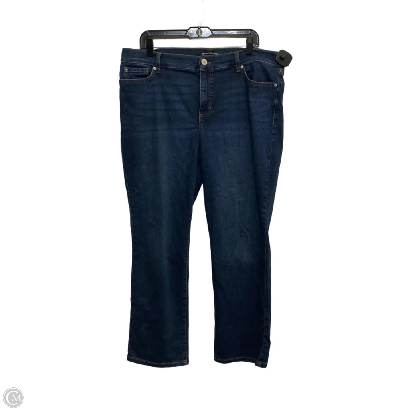 Jeans Straight By Bandolino In Blue, Size: 16