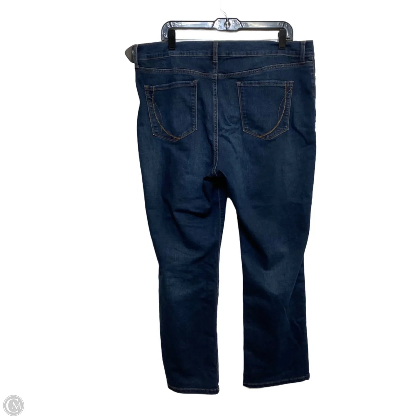 Jeans Straight By Bandolino In Blue, Size: 16