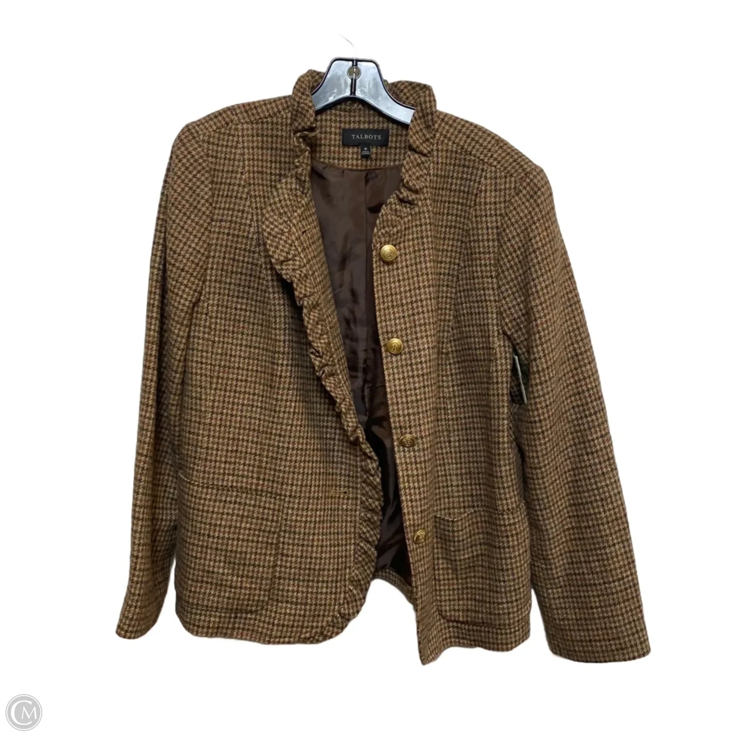 Blazer By Talbots In Brown, Size: Xl