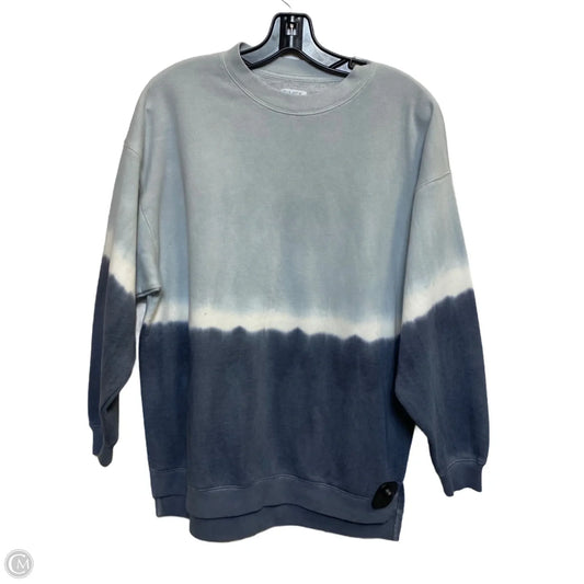Sweatshirt Crewneck By Time And Tru In Blue, Size: S
