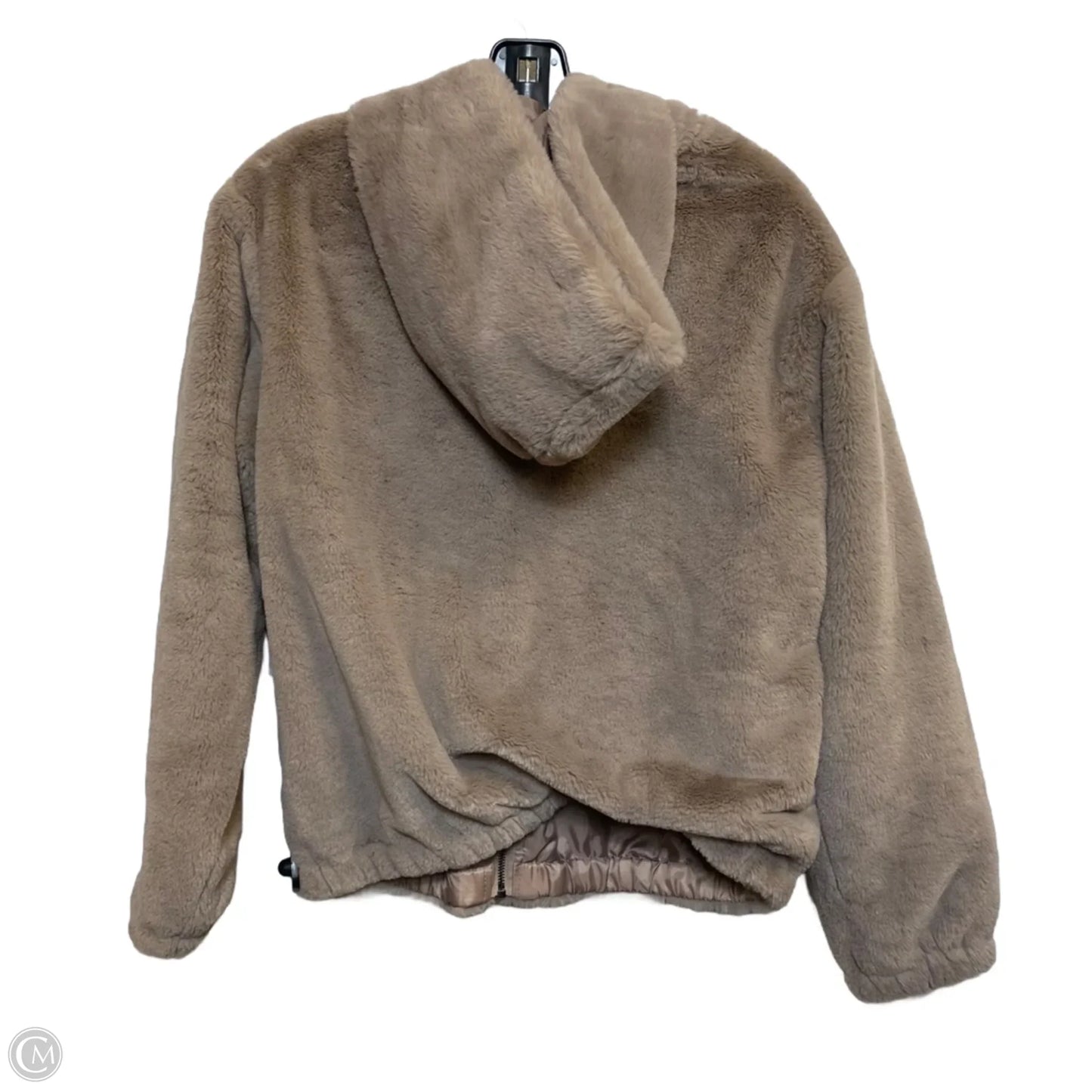 Jacket Faux Fur & Sherpa By Nine West In Purple, Size: M