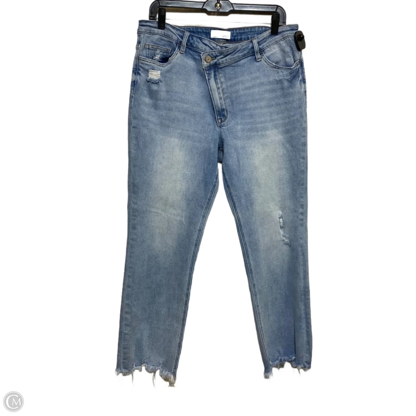 Jeans Cropped By Vervet In Blue, Size: 14
