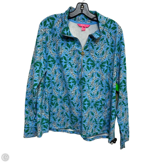 Sweatshirt Designer By Lilly Pulitzer In Blue, Size: Xxl