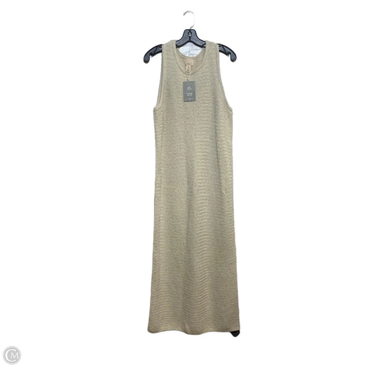 Dress Casual Maxi By H&m In Cream, Size: L