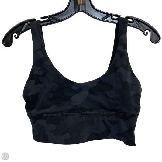 Athletic Bra Designer By Lululemon In Black, Size: S