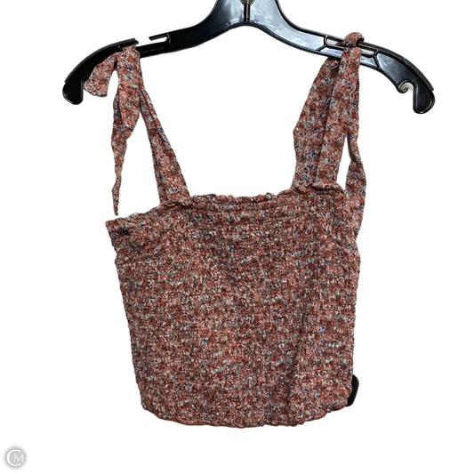 Top Sleeveless By Abercrombie And Fitch In Pink, Size: M