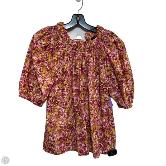 Top Short Sleeve By J. Crew In Pink, Size: M