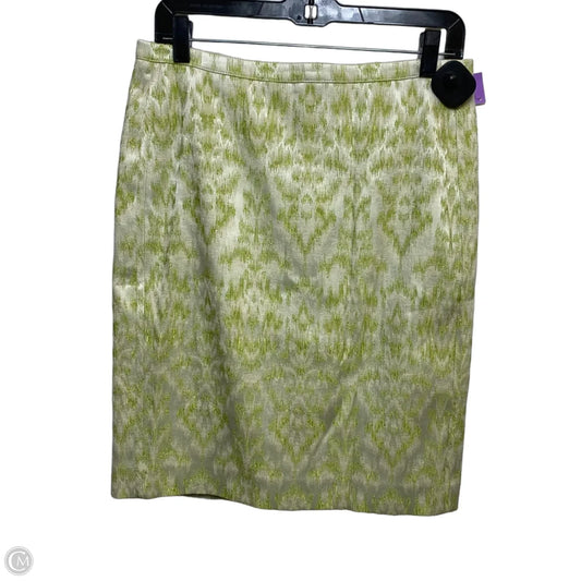 Skirt Mini & Short By Ann Taylor In Green, Size: S