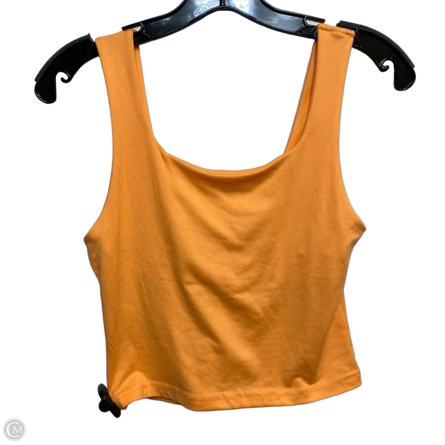 Top Sleeveless By Shein In Orange, Size: S