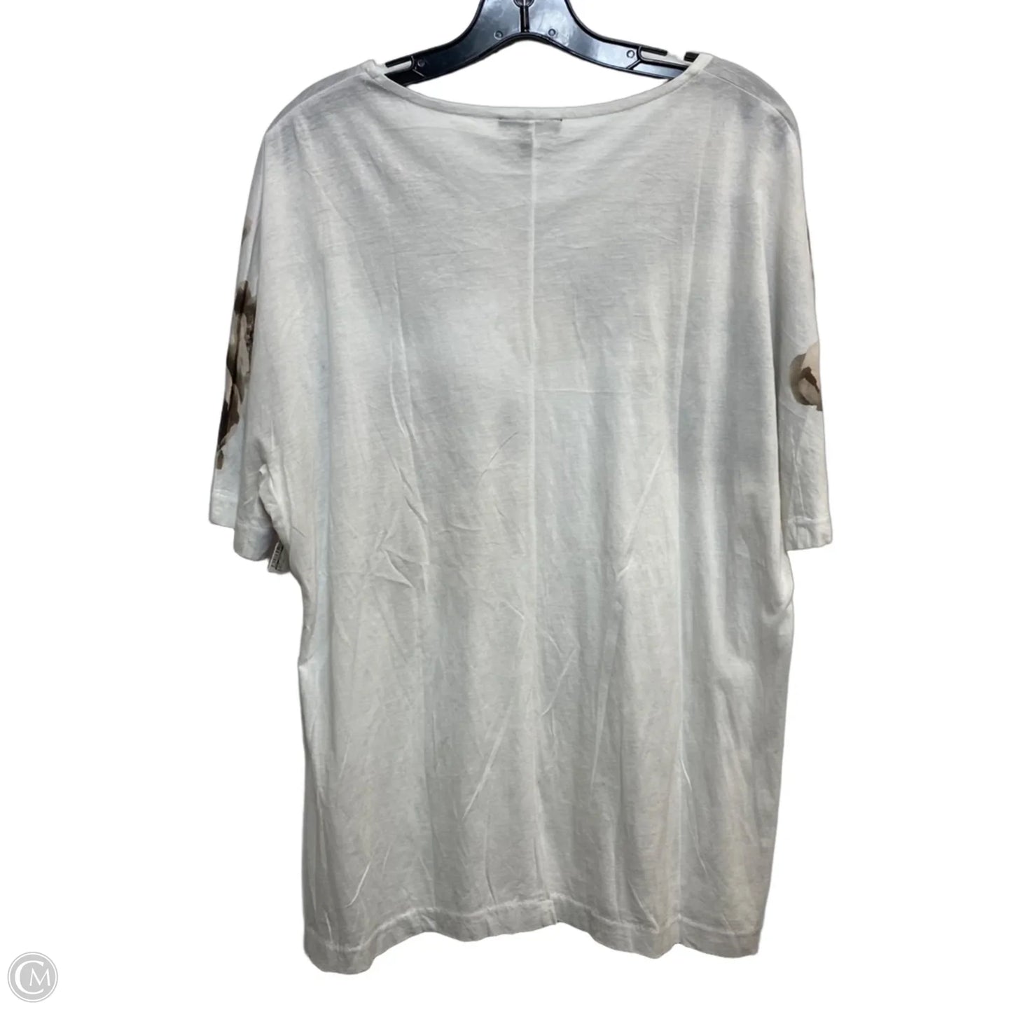 Top Short Sleeve By J. Crew In White, Size: Xl