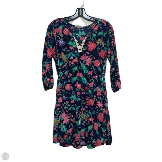 Dress Casual Short By Peach Love Cream California In Multi-colored, Size: M