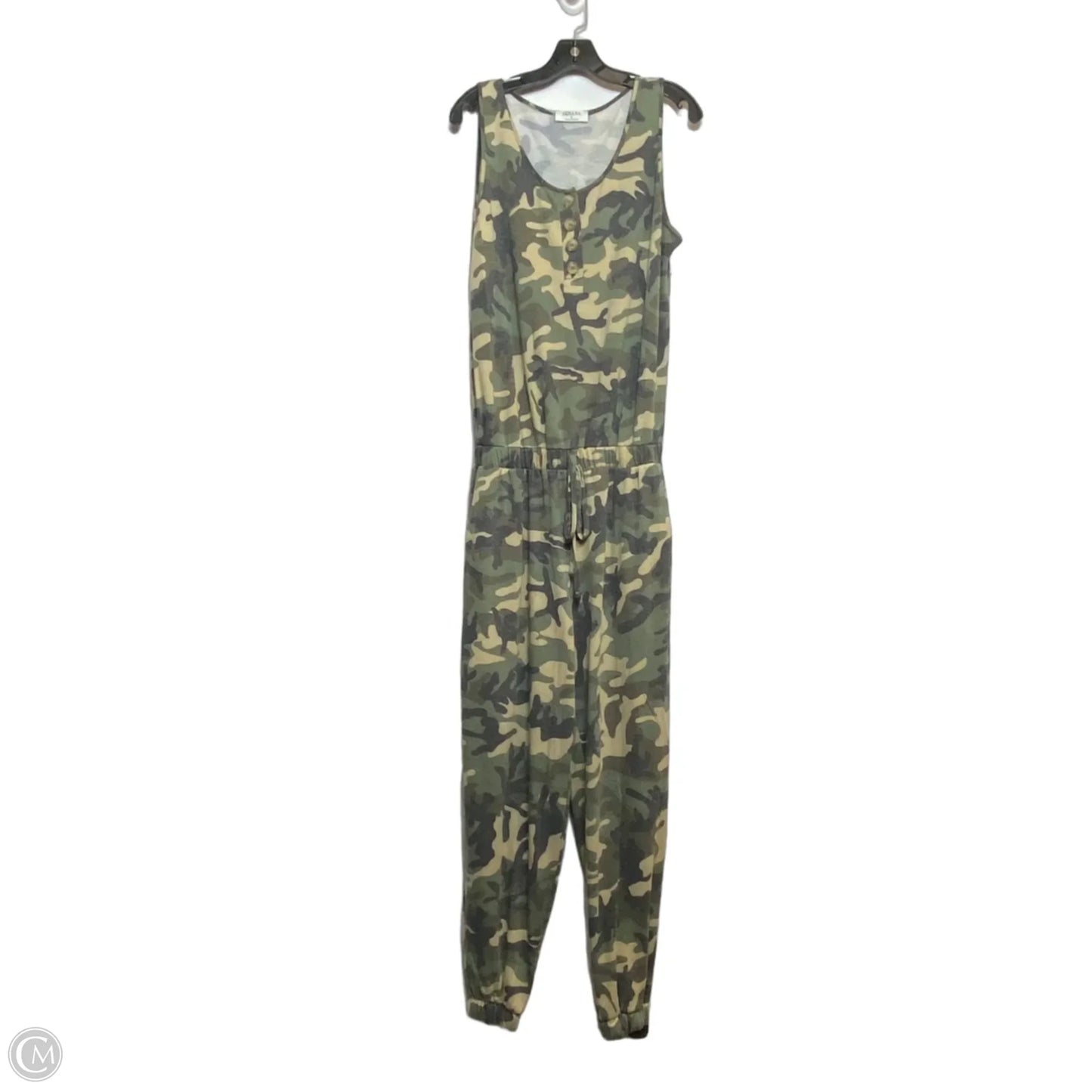 Jumpsuit By Zenana In Camouflage Print, Size: L
