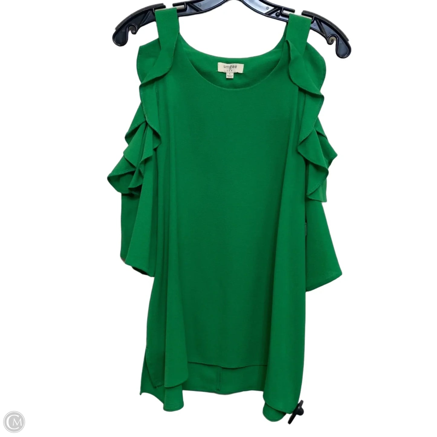Top Short Sleeve By Umgee In Green, Size: L