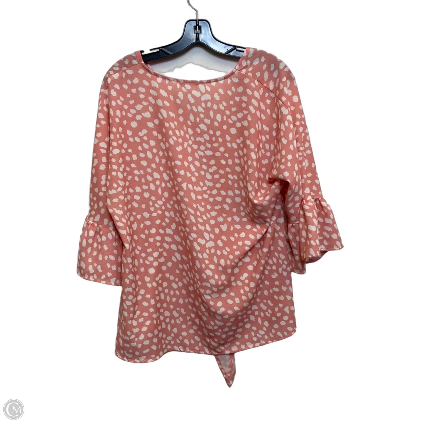 Top Short Sleeve By Kancystore In Pink, Size: L