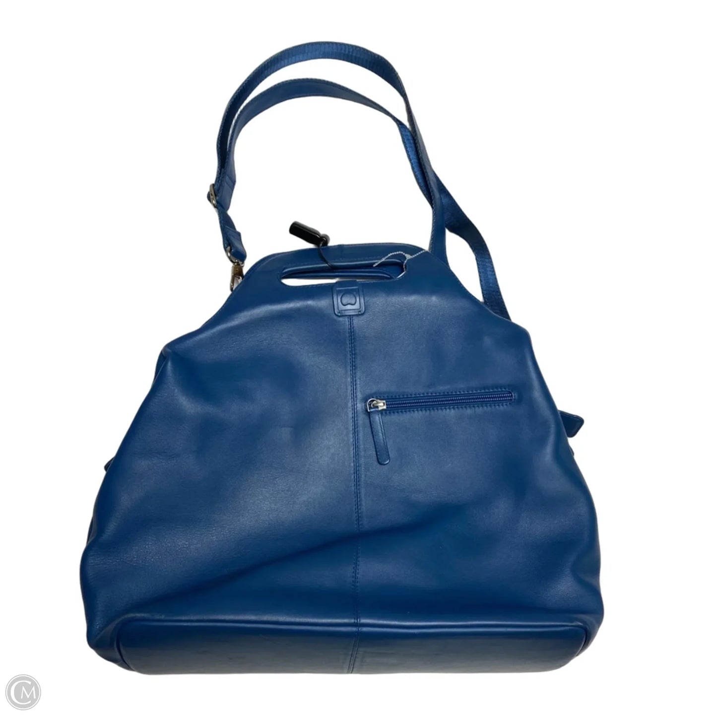Handbag Leather By Delsey Paris, Size: Large